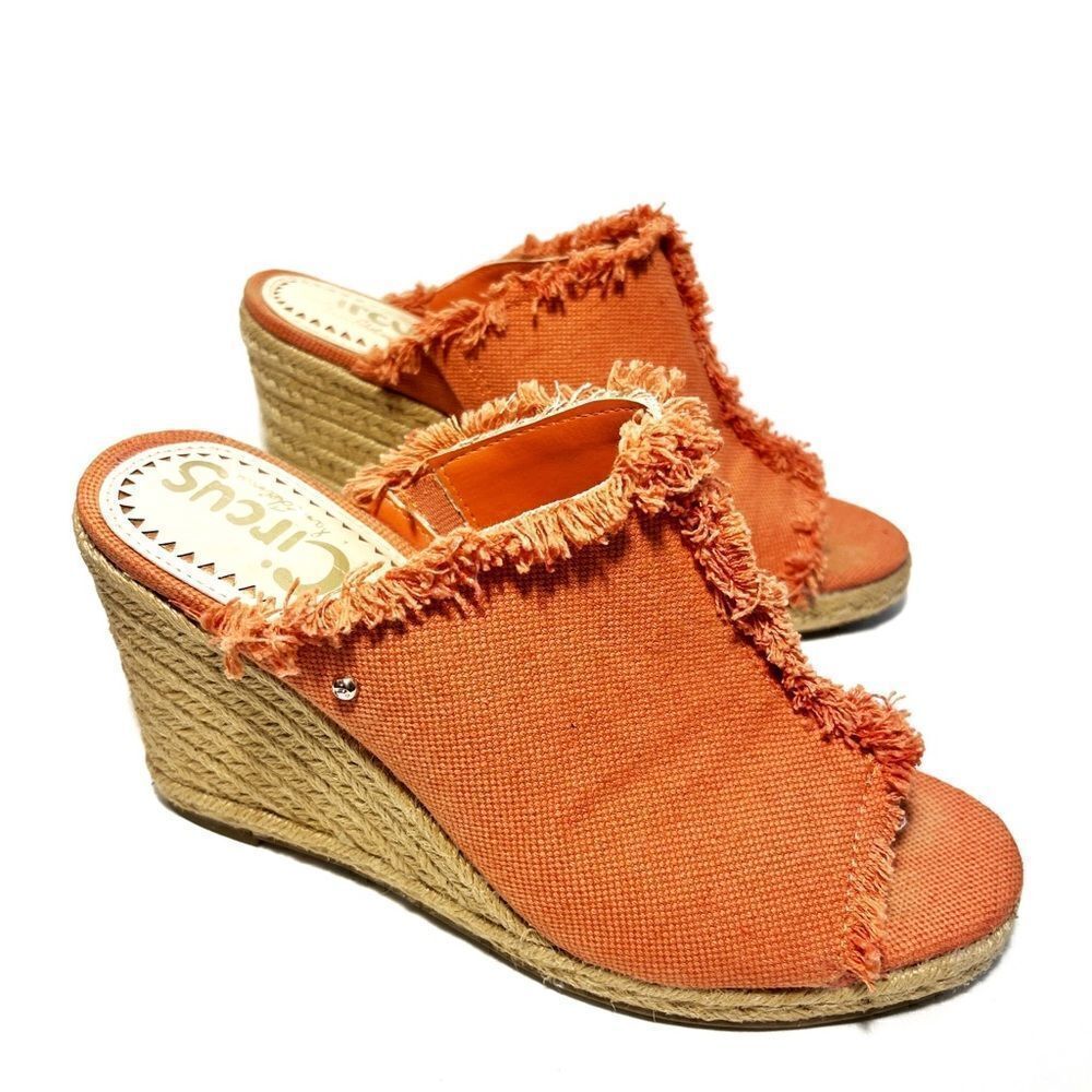 Circus by Sam Edelman Orange Baker Wedges {Size 7.5} - Picture 4 of 12